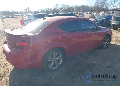 2013 Dodge Avenger Se V6 from USA, damaged, VIN 1C3CDZAG4DN747647